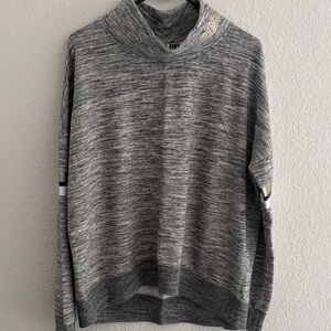 Victorias Secret Pink Heather Gray Turtleneck Sweater